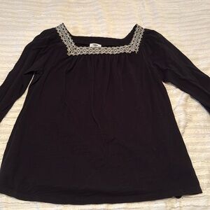 Old Navy black long sleeve top
